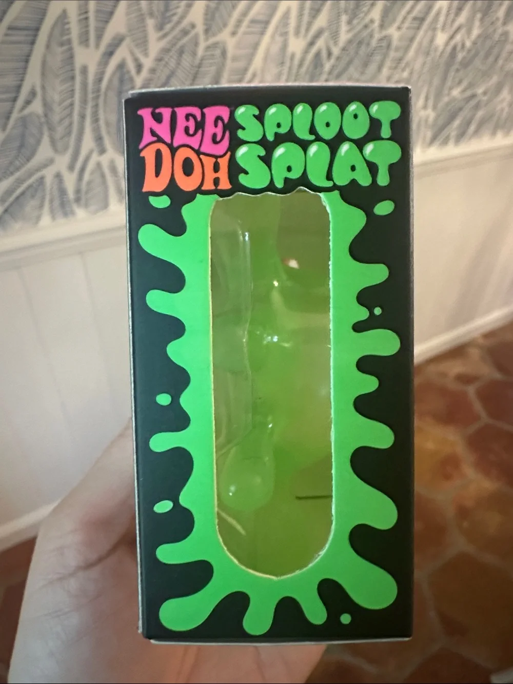 Schylling NeeDoh Splooot Splat Green Kids Toy Stress Ball